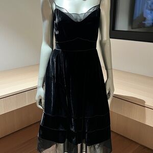 Timo Weiland Black Velvet Dress